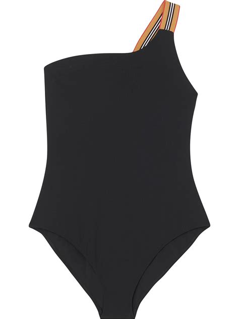 Burberry one shoulder swimsuit